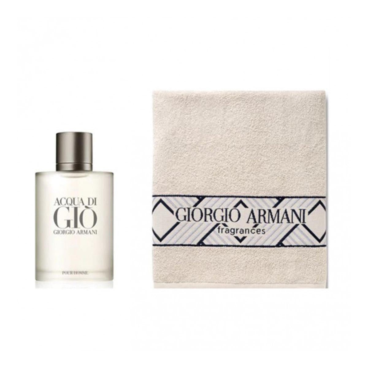 Giorgio Armani Acqua Di Gio EDT Beach Towel Set | My Perfume Shop Australia