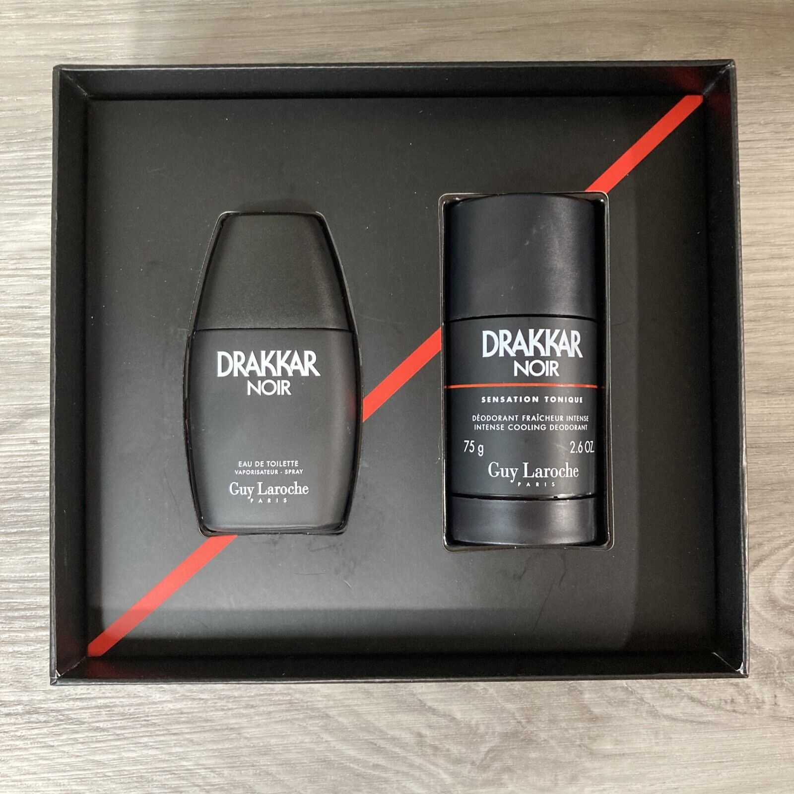 Guy Laroche Drakkar Noir EDT Deodorant Stick Travel Set | My Perfume Shop Australia