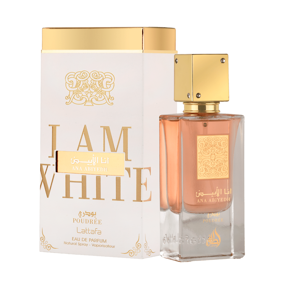 Lattafa Ana Abiyedh I Am White Poudree EDP | My Perfume Shop Australia