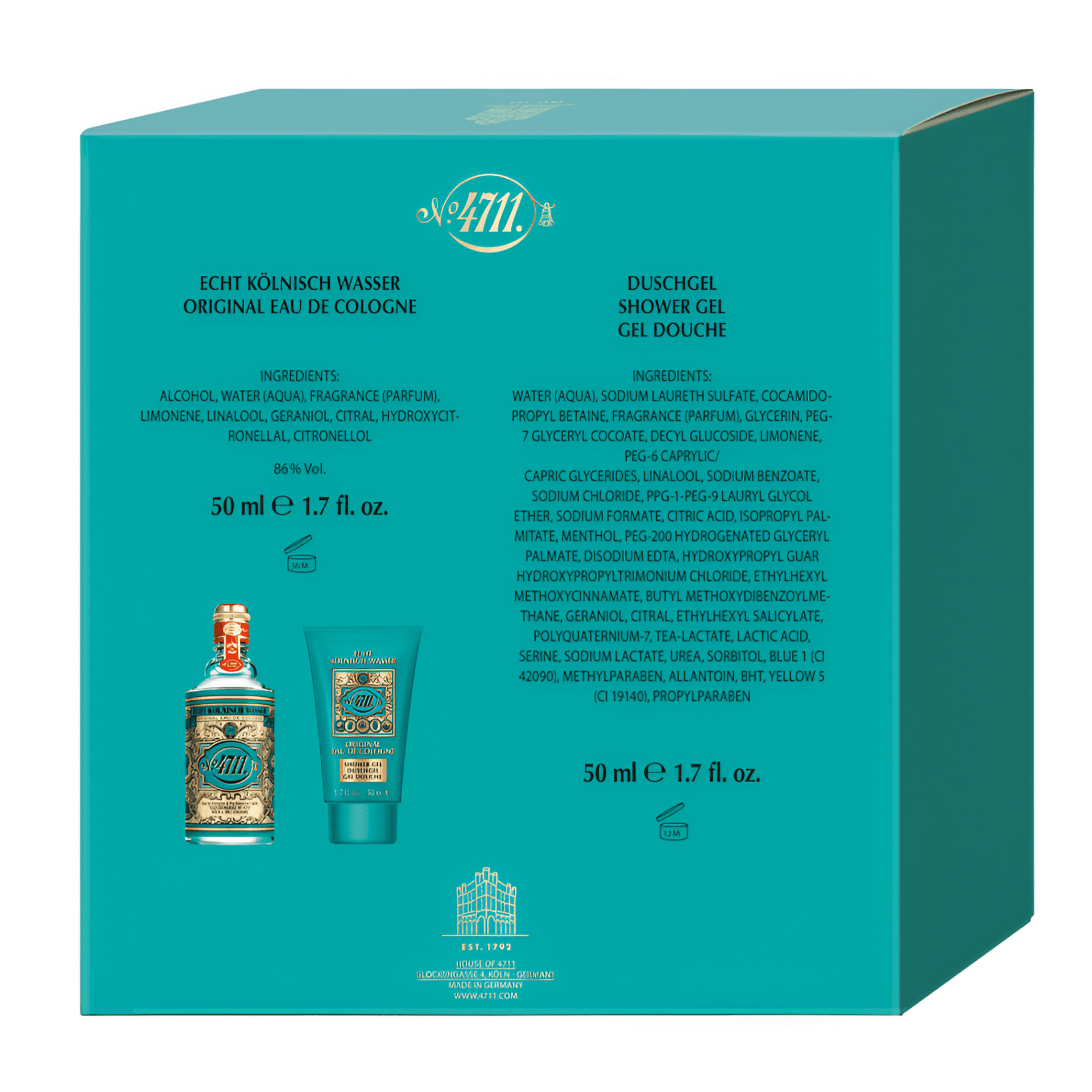 No. 4711 Original Eau De Cologne Shower Gel | My Perfume Shop Australia