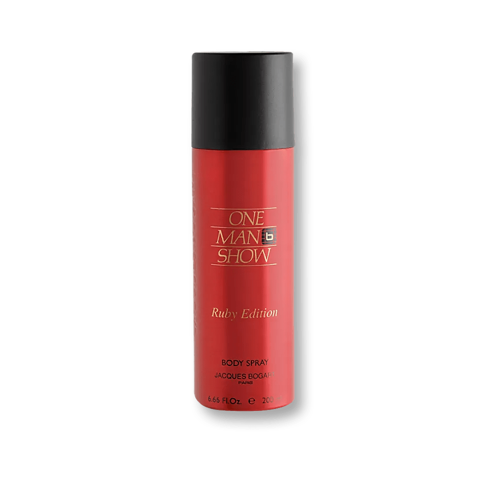 Jacques Bogart One Man Show Ruby Edition Body Spray | My Perfume Shop Australia