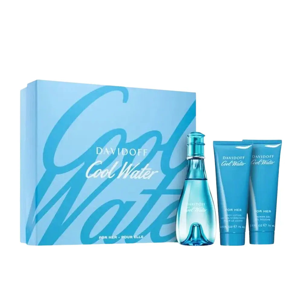 Davidoff Cool Water EDT Woman Shower & Body Lotion Set