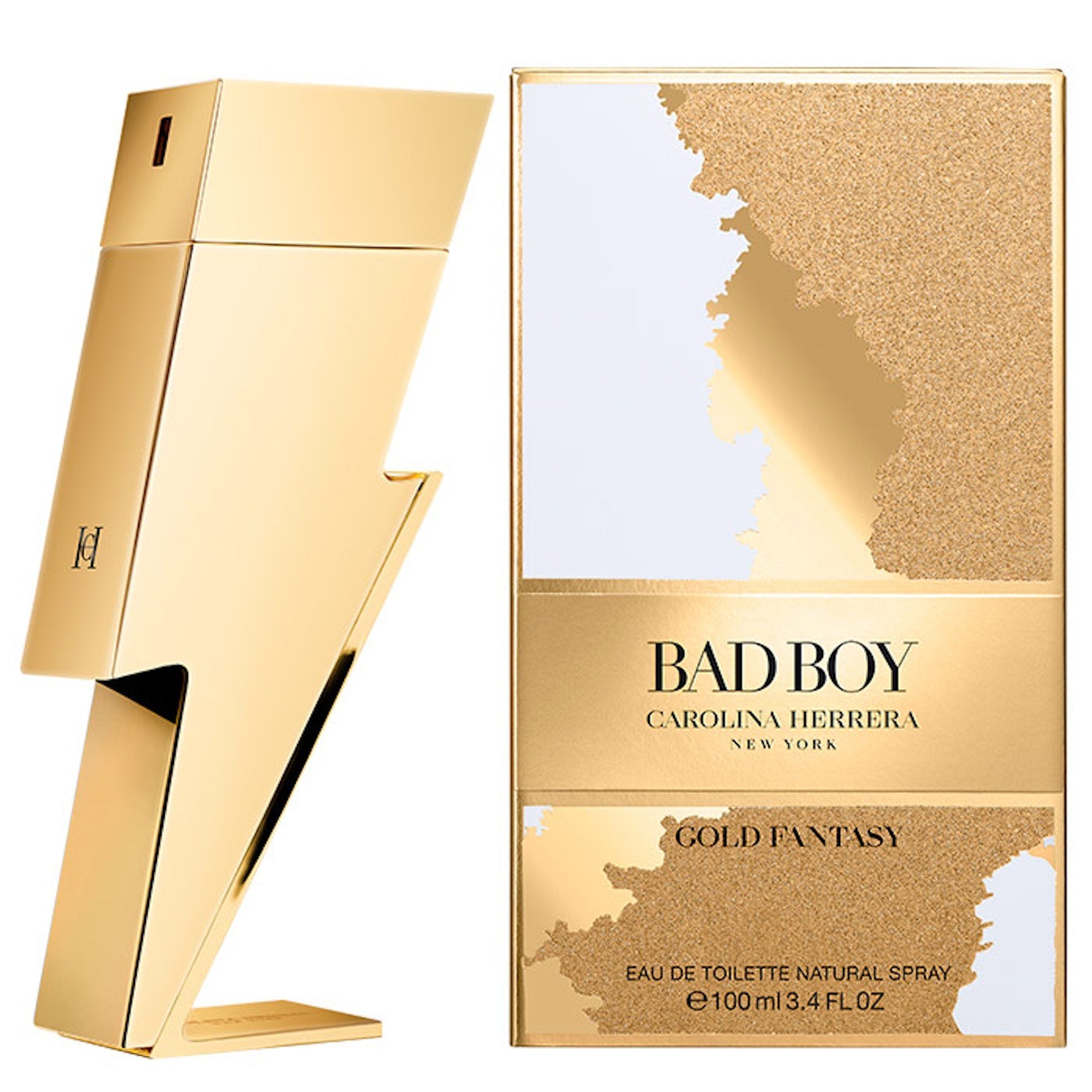 Carolina Herrera Bad Boy Gold Fantasy EDT | Cost Plus Perfume