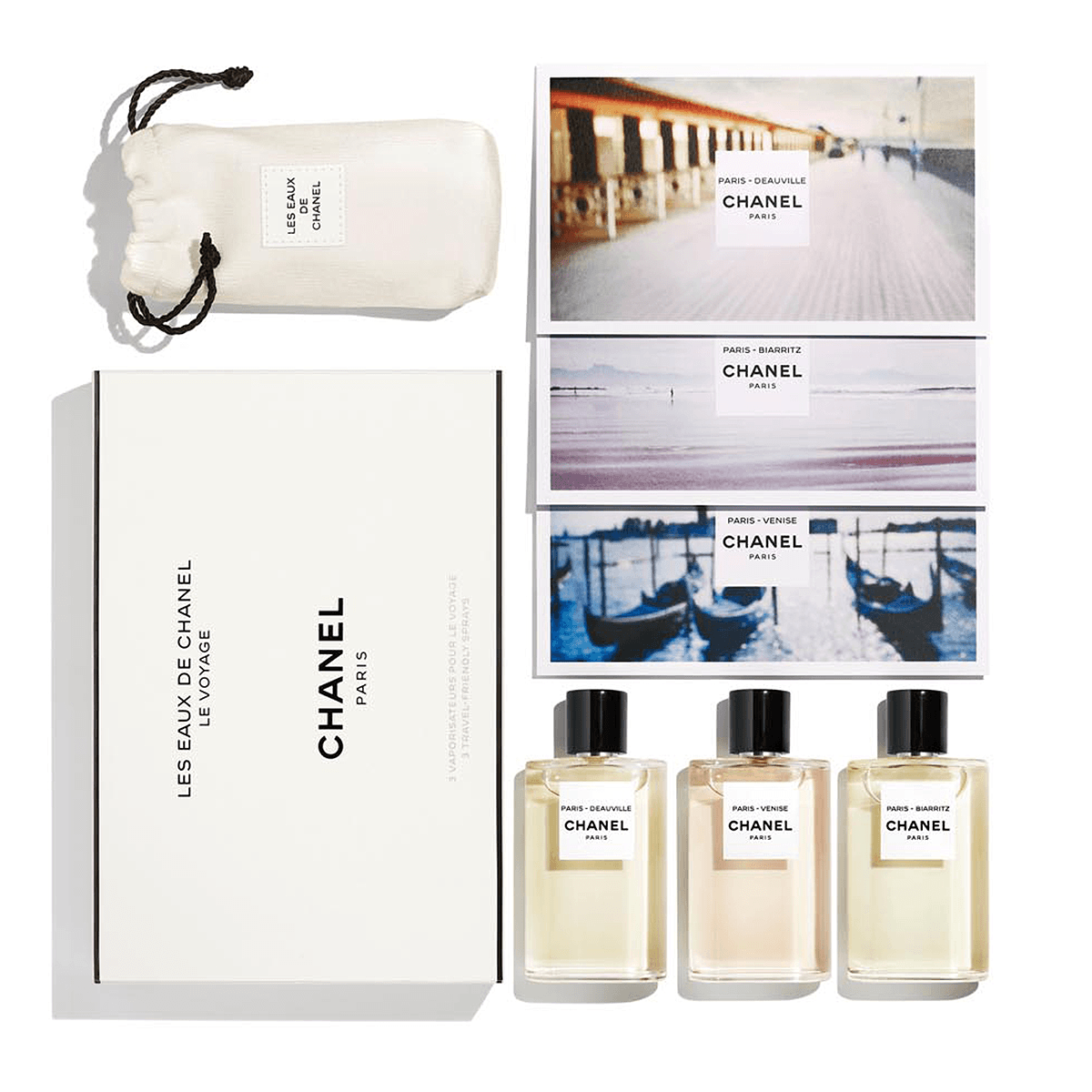 Chanel Les Eaux De Chanel Travel Set - Cost Plus Perfume