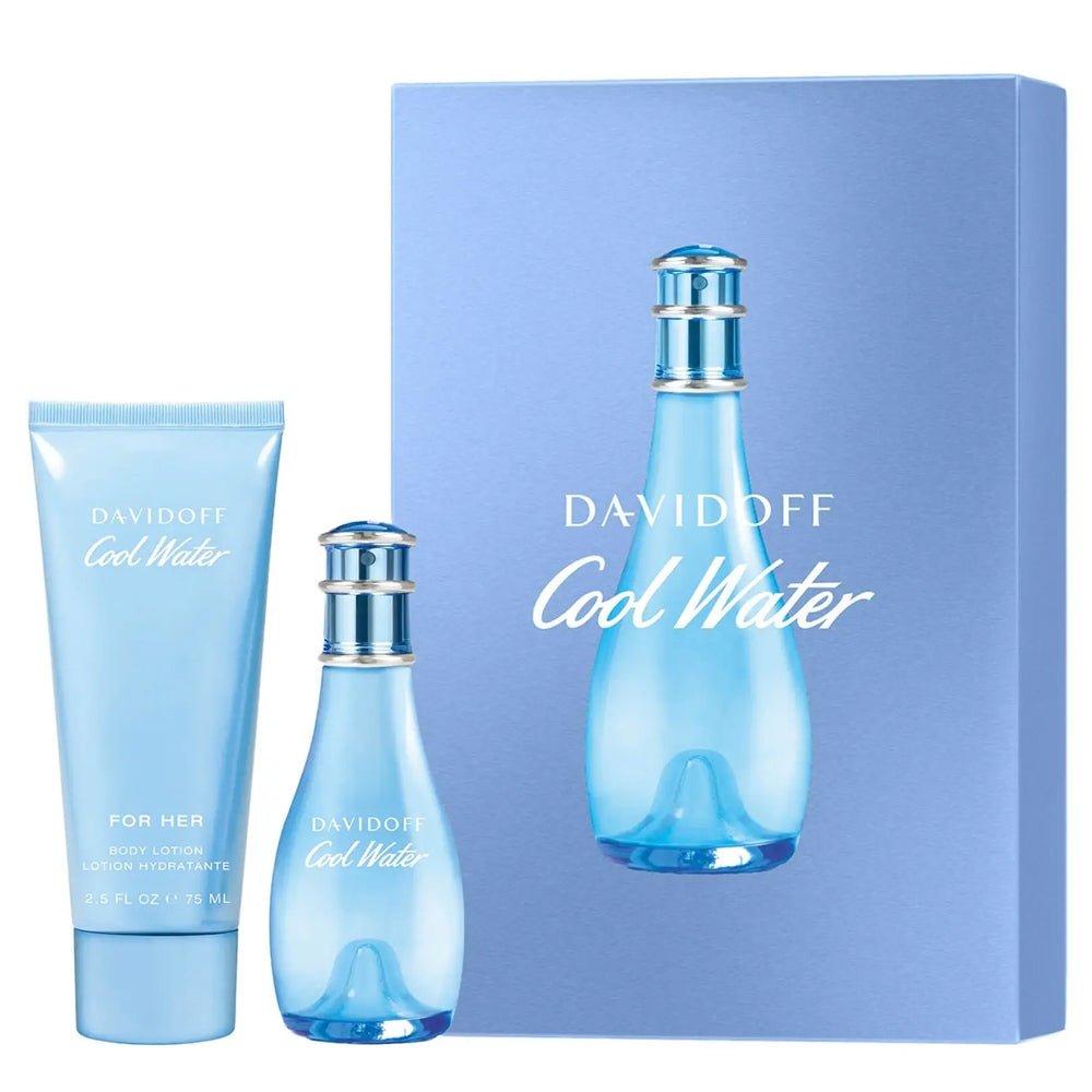 Davidoff Cool Water Body Lotion Set For Women | Cost Plus Perfume