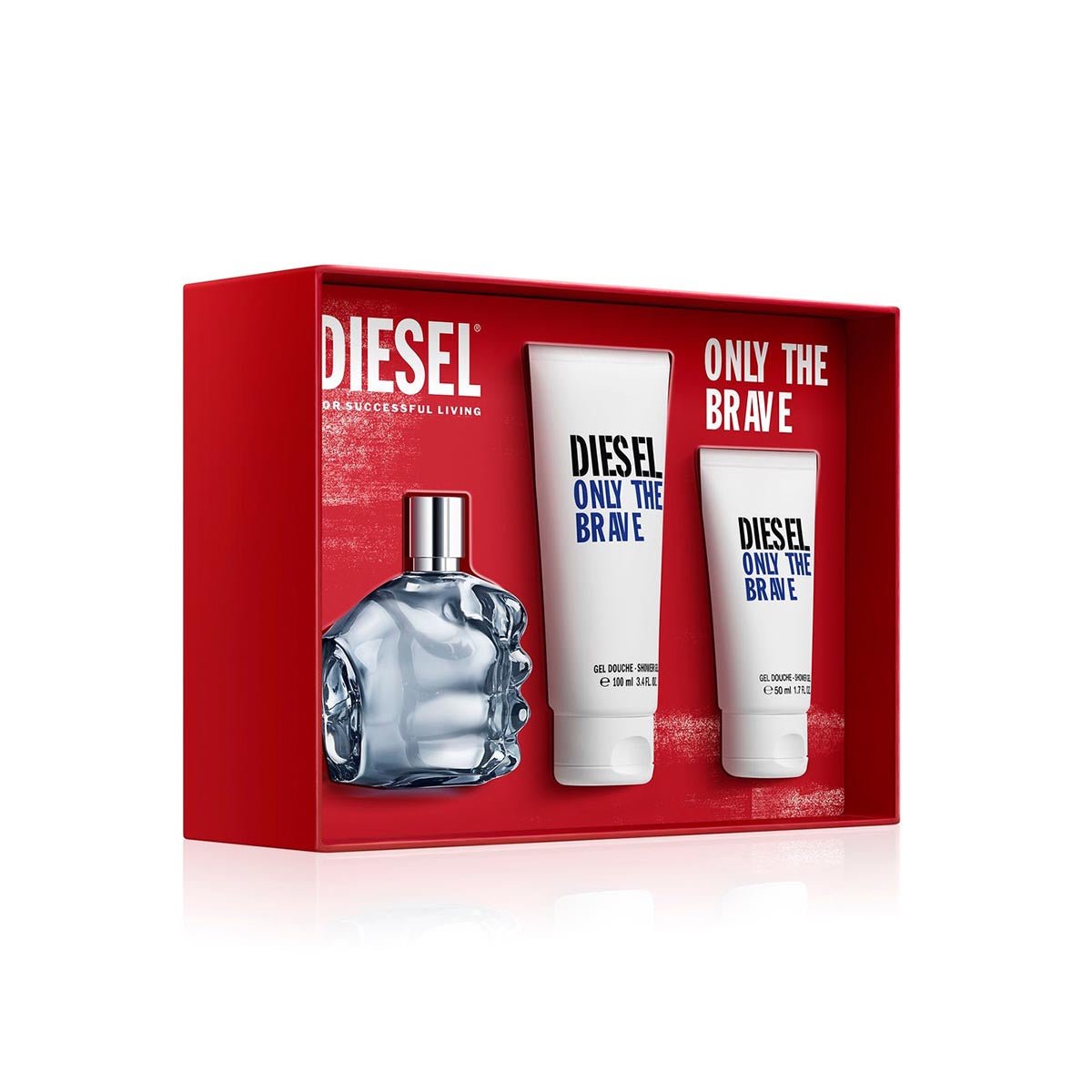 Diesel Only The Brave Pour Homme EDT Gift Set | Cost Plus Perfume