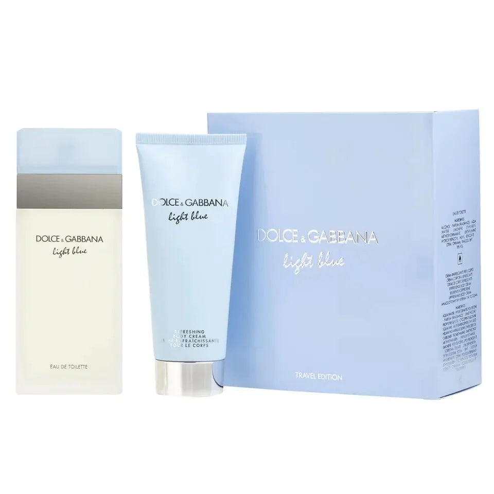 Dolce & Gabbana Light Blue EDT Body Cream Set | Cost Plus Perfume