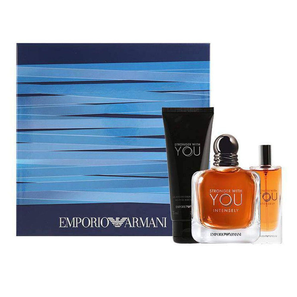 Armani Stronger With You Intensely EDP Gift Set | Cost Plus Perfume
