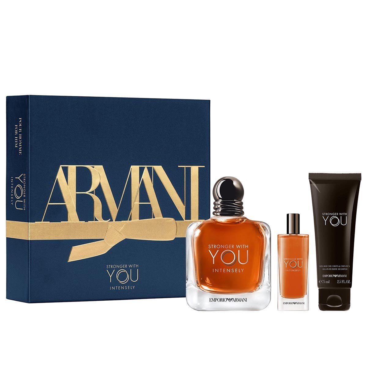 Giorgio Armani Stronger With You Intensely EDP Gift Set - Cost Plus Perfume