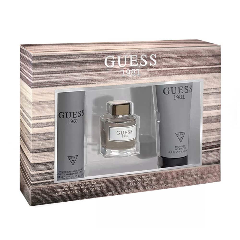 Guess 1981 For Men Shower Set | Cost Plus Perfume