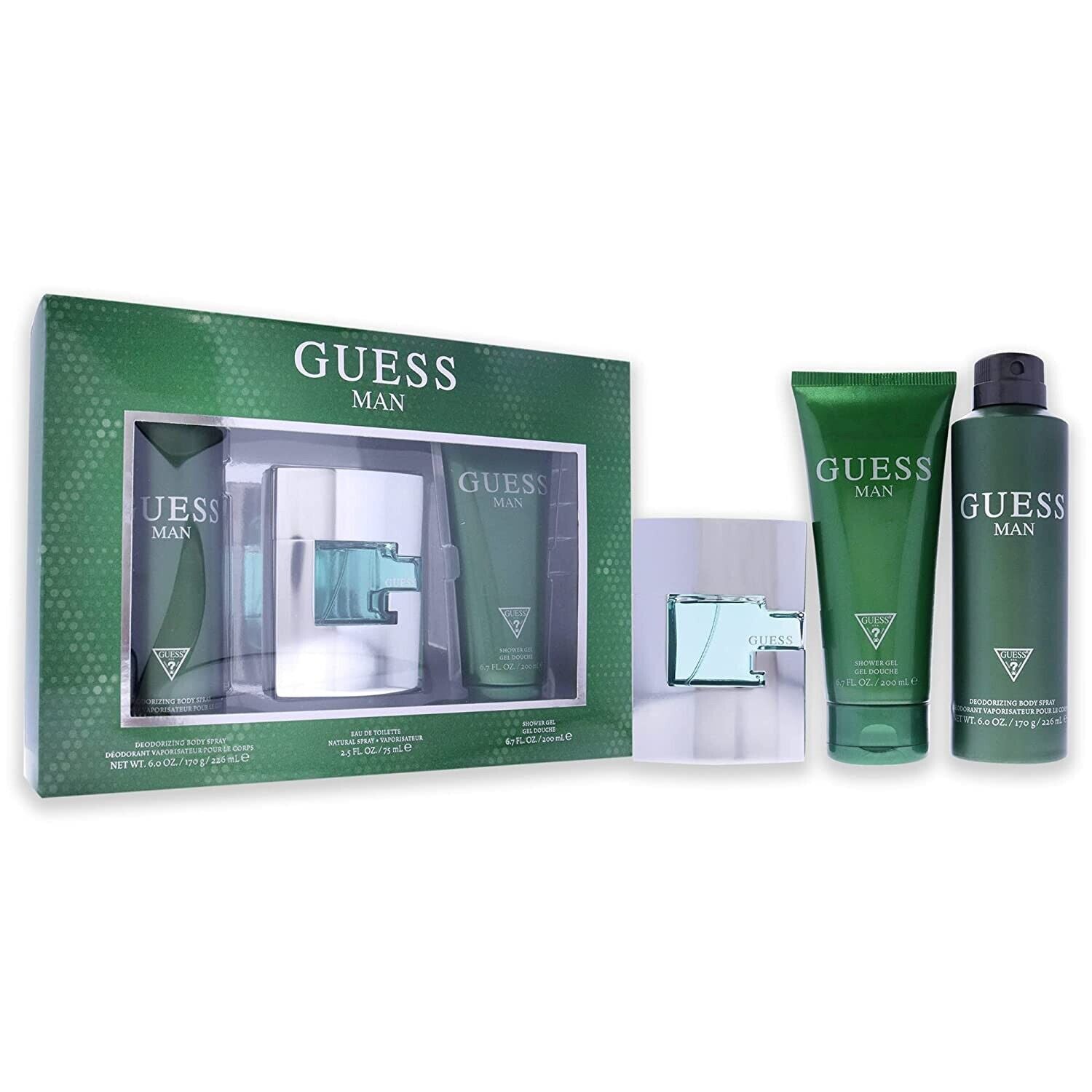 Guess Man EDT Gift Set | Cost Plus Perfume