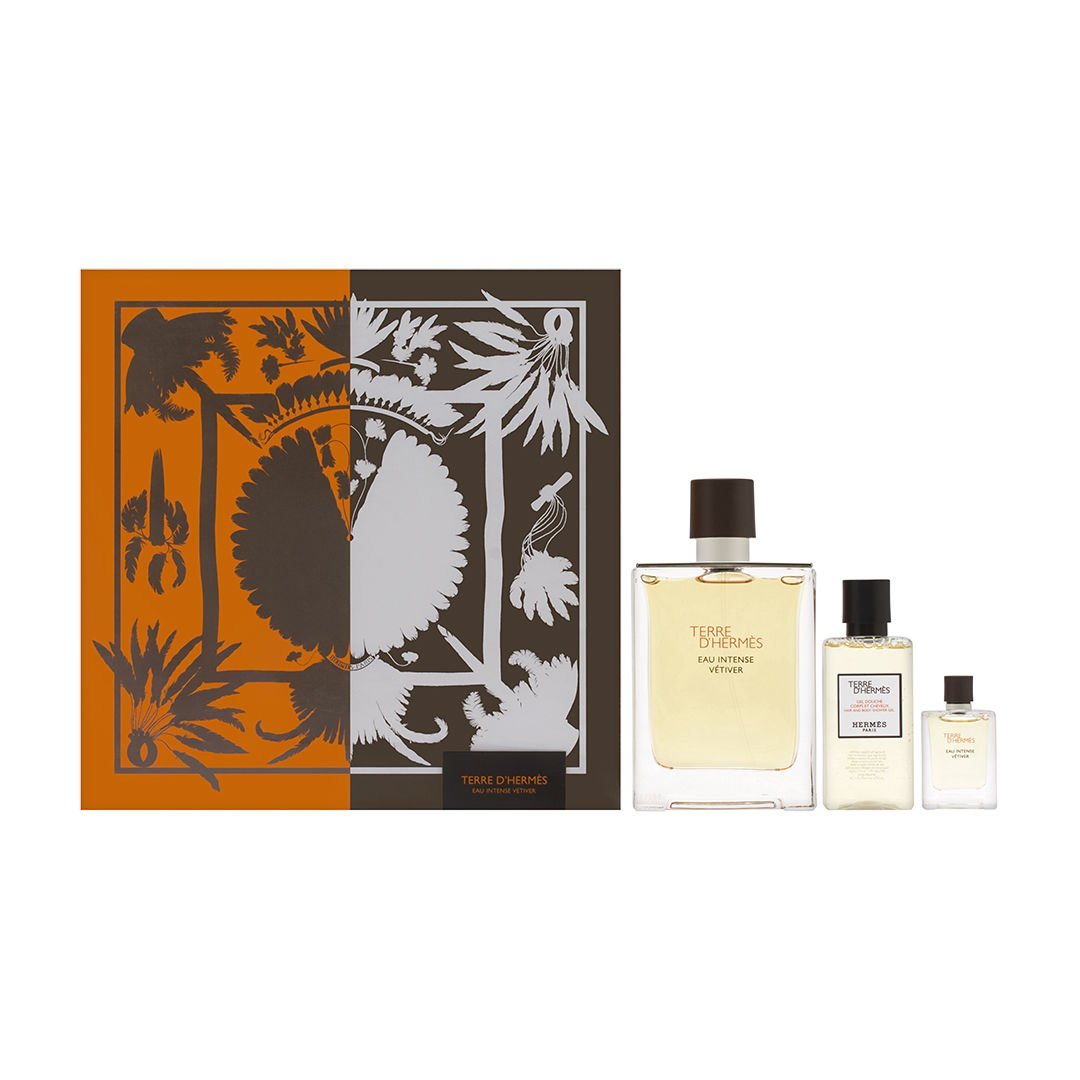 HERMÈS Terre d'Hermès Eau Intense Vetiver Gift Set - Cost Plus Perfume