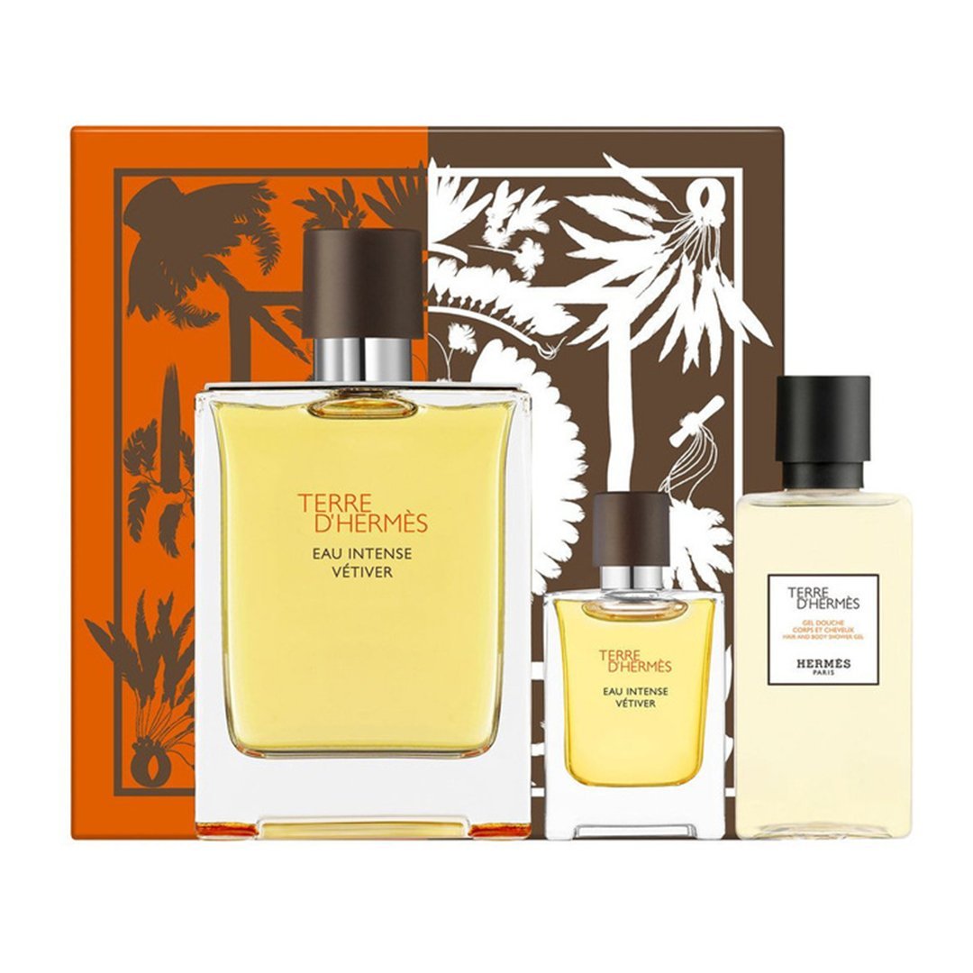 HERMÈS Terre d'Hermès Eau Intense Vetiver Gift Set - Cost Plus Perfume