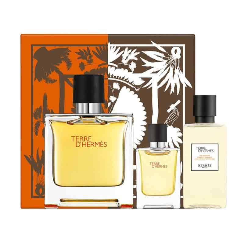 HERMÈS Terre d'Hermès Pure Parfum Gift Set - Cost Plus Perfume