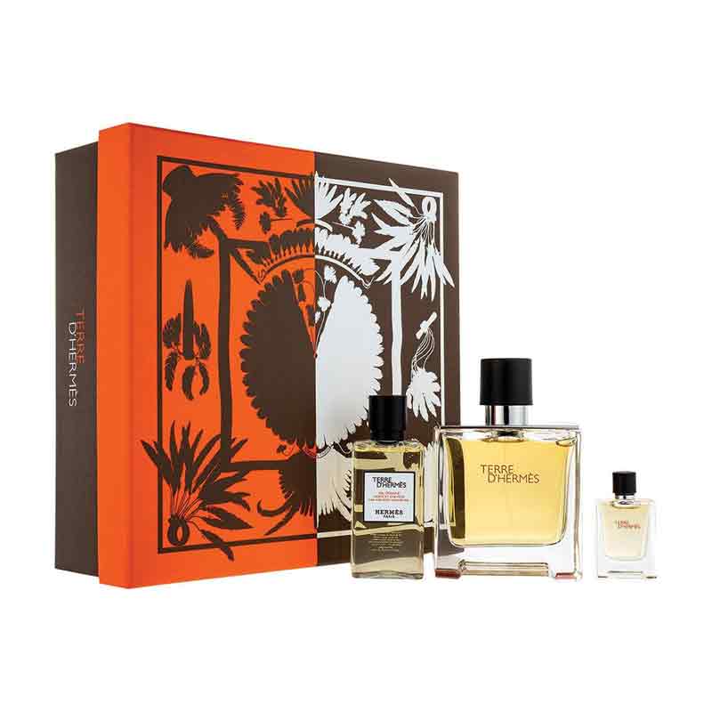 HERMÈS Terre d'Hermès Pure Parfum Gift Set - Cost Plus Perfume