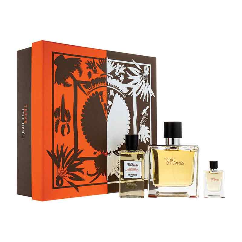 HERMÈS Terre d'Hermès Pure Parfum Gift Set - Cost Plus Perfume