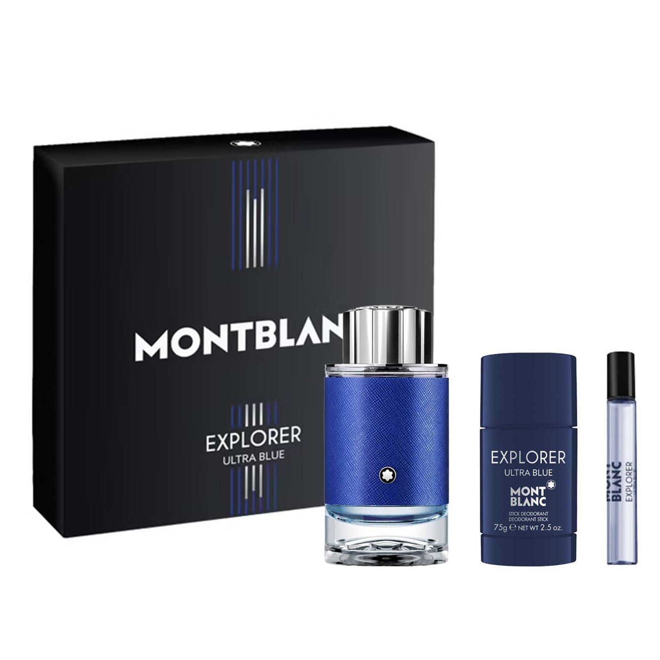 Mont Blanc Explorer Ultra Blue EDP Travel Set | Cost Plus Perfume