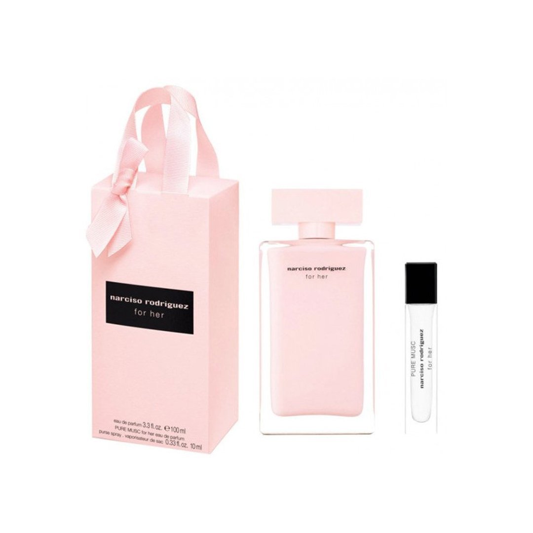 Narciso Rodriguez EDP & Hair Mist Travel Gift Set - Cost Plus Perfume