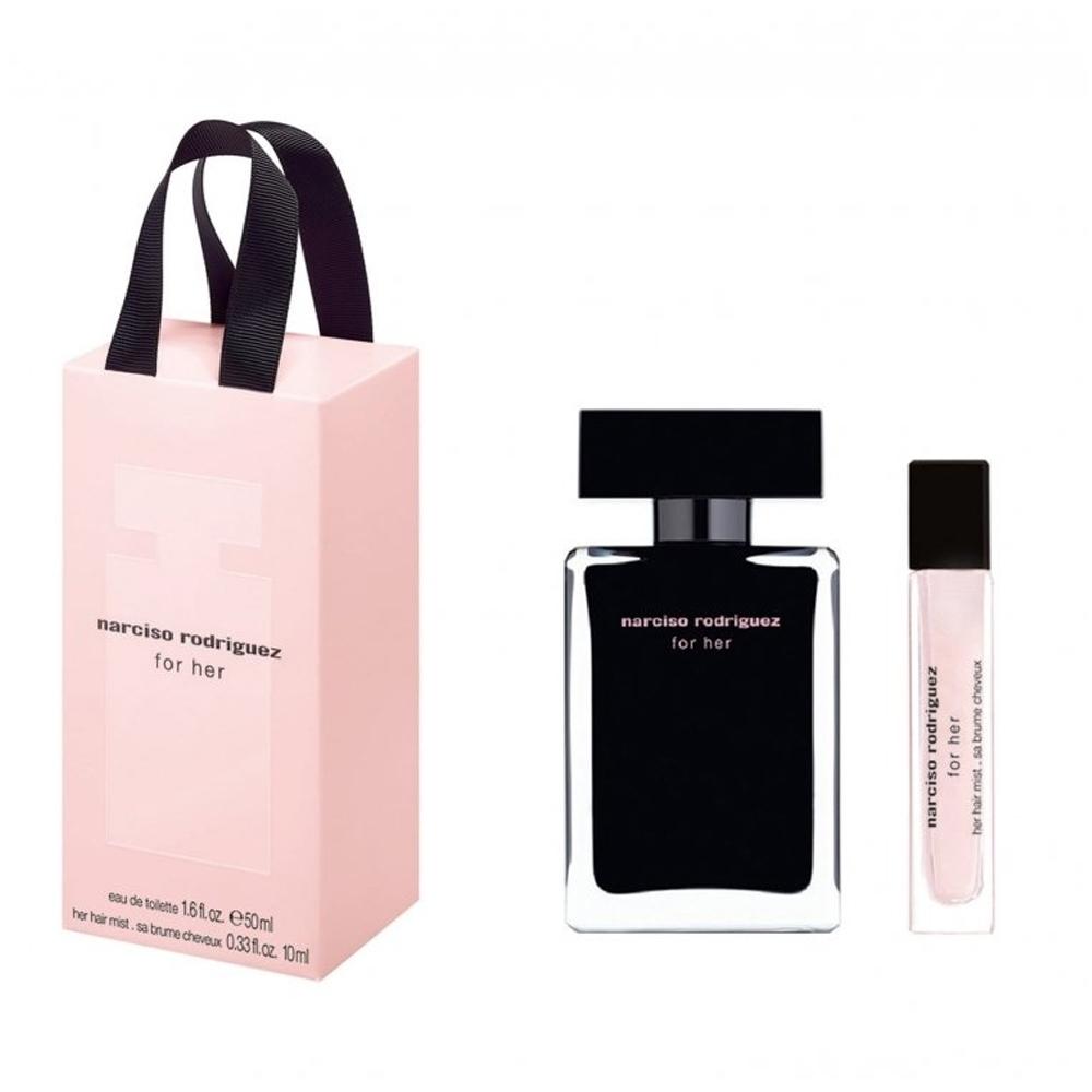 Narciso Rodriguez For Her EDT & Hair Mist Set - Cost Plus Perfume