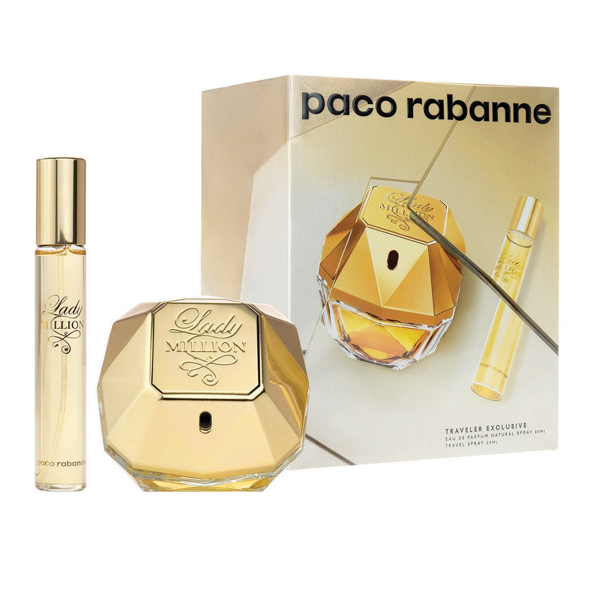 Paco Rabanne Lady Million EDP Travel Set | Cost Plus Perfume