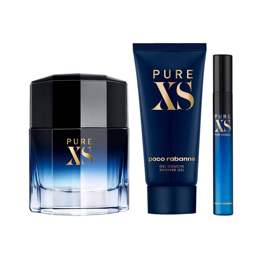 Paco Rabanne Pure XS Shower Gel and Travel Spray Gift Set - Cost Plus Perfume