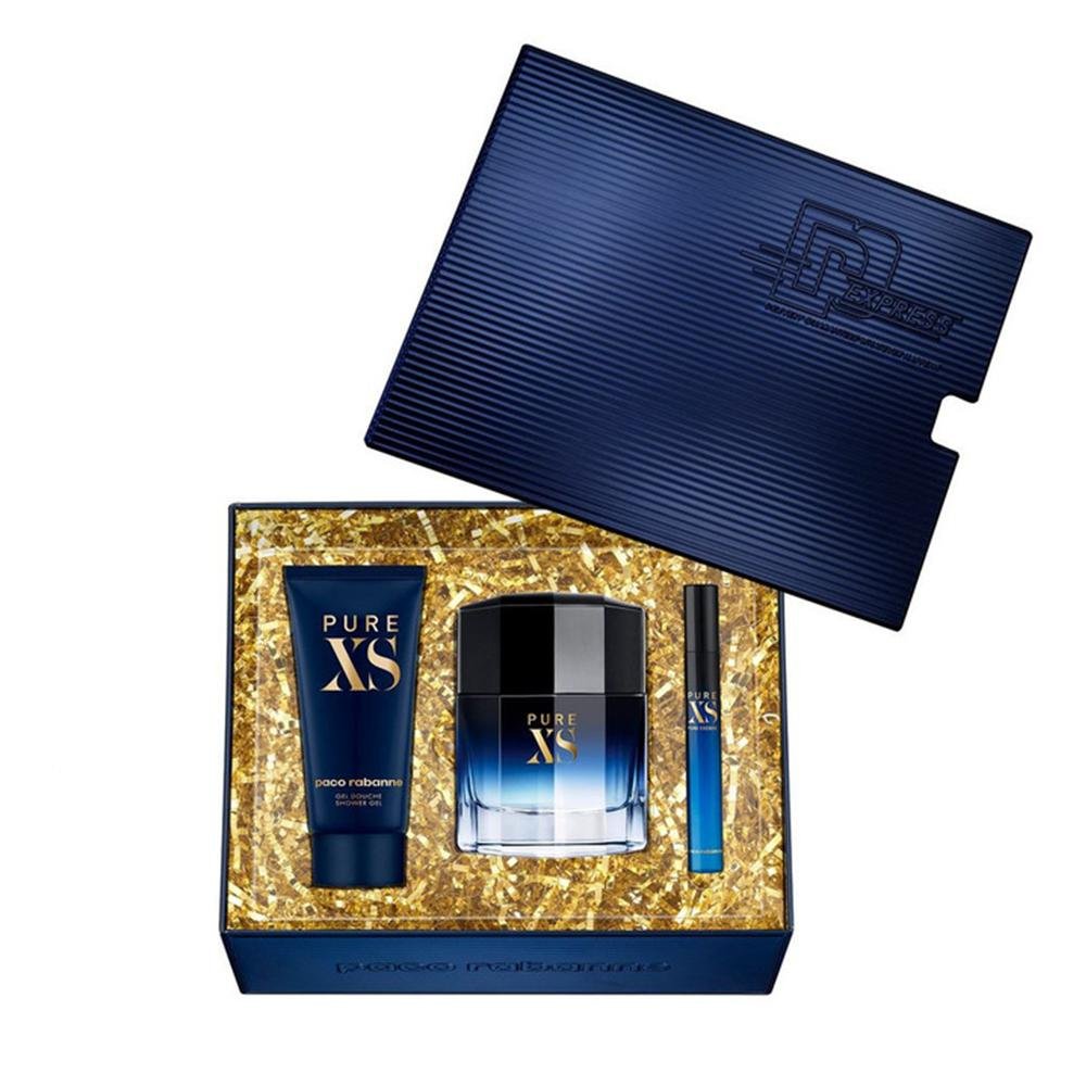 Paco Rabanne Pure XS Shower Gel and Travel Spray Gift Set - Cost Plus Perfume