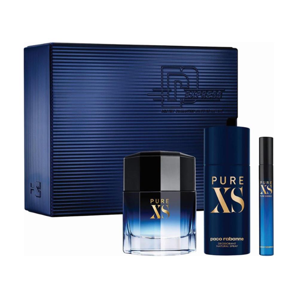 Paco Rabanne Pure XS Shower Gel and Travel Spray Gift Set - Cost Plus Perfume