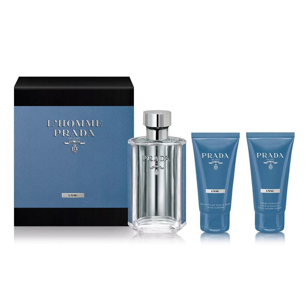 Prada L'Homme L'Eau EDT Gift Set - Cost Plus Perfume