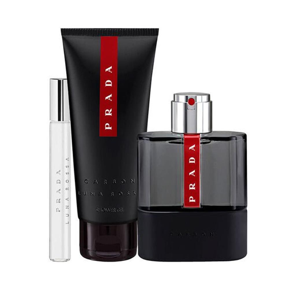 Prada Luna Rossa Carbon Gift Set - Cost Plus Perfume