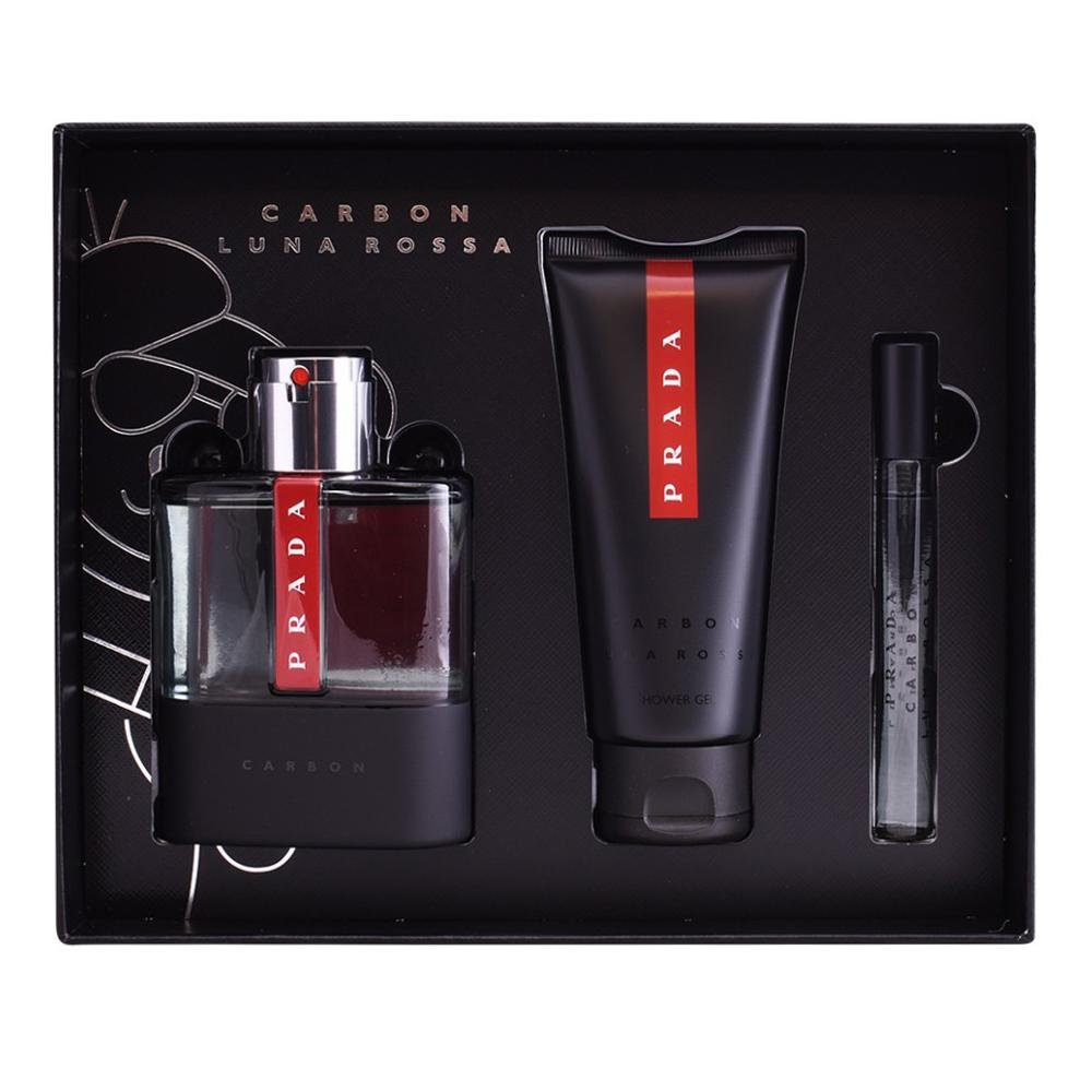 Prada Luna Rossa Carbon Gift Set - Cost Plus Perfume