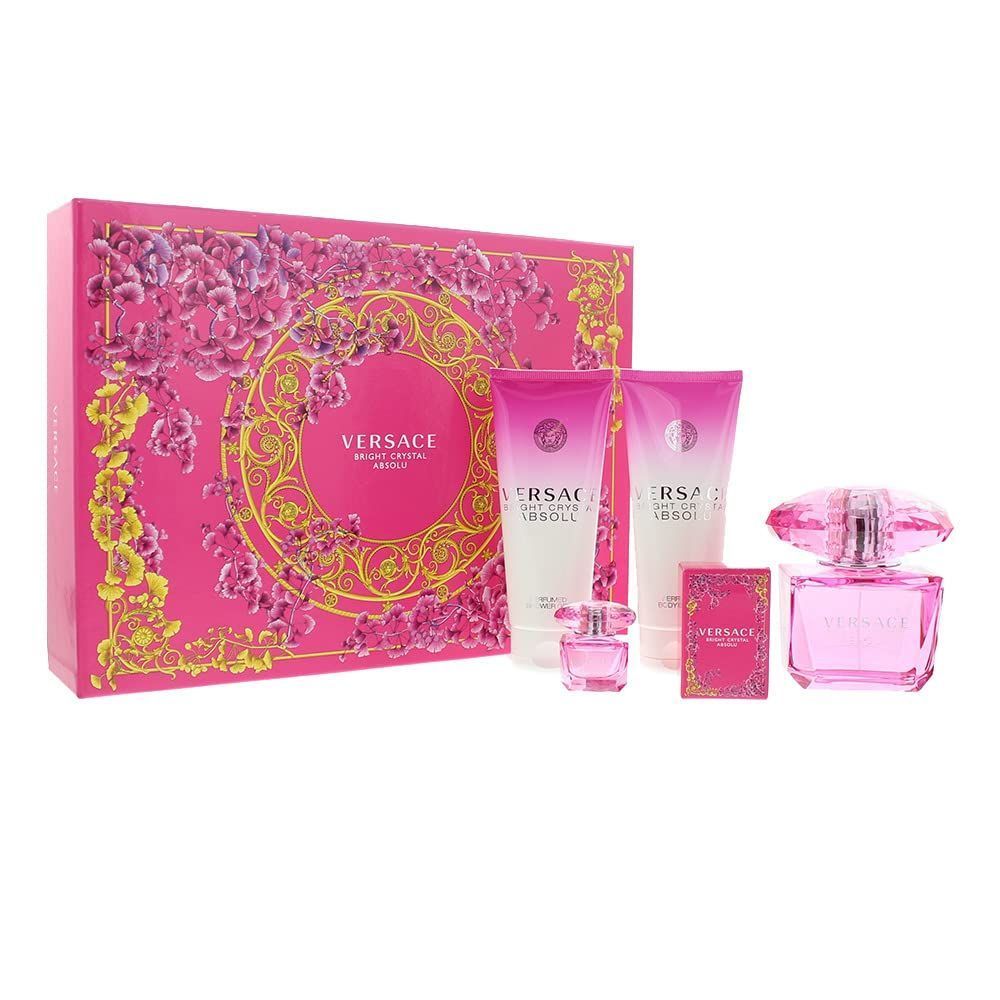 Versace Bright Crystal Absolu EDP Deluxe Travel Set | Cost Plus Perfume