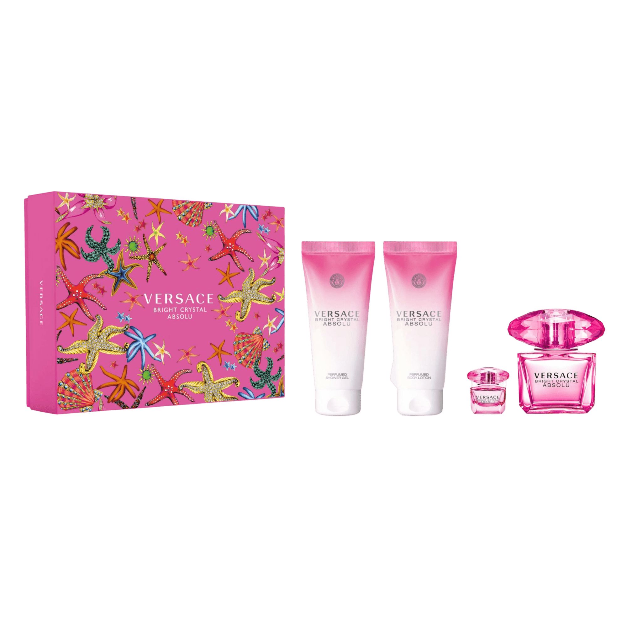 Versace Bright Crystal Absolu EDP Shower & Travel Set | Cost Plus Perfume