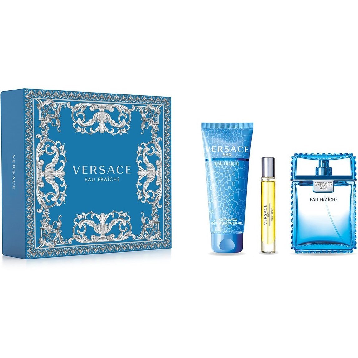 Versace Eau Fraiche EDT Shower & Travel Set | Cost Plus Perfume