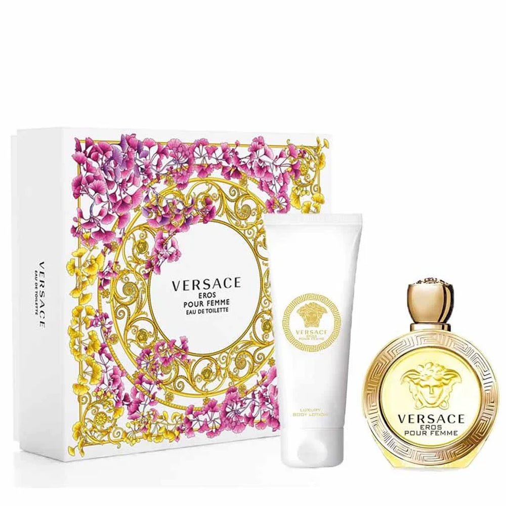 Versace Eros EDT Body Lotion Set For Women | Cost Plus Perfume