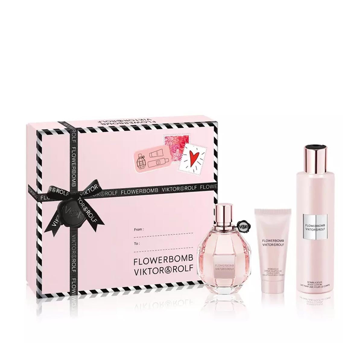 Viktor & Rolf Flowerbomb EDP Body Lotion Set | Cost Plus Perfume