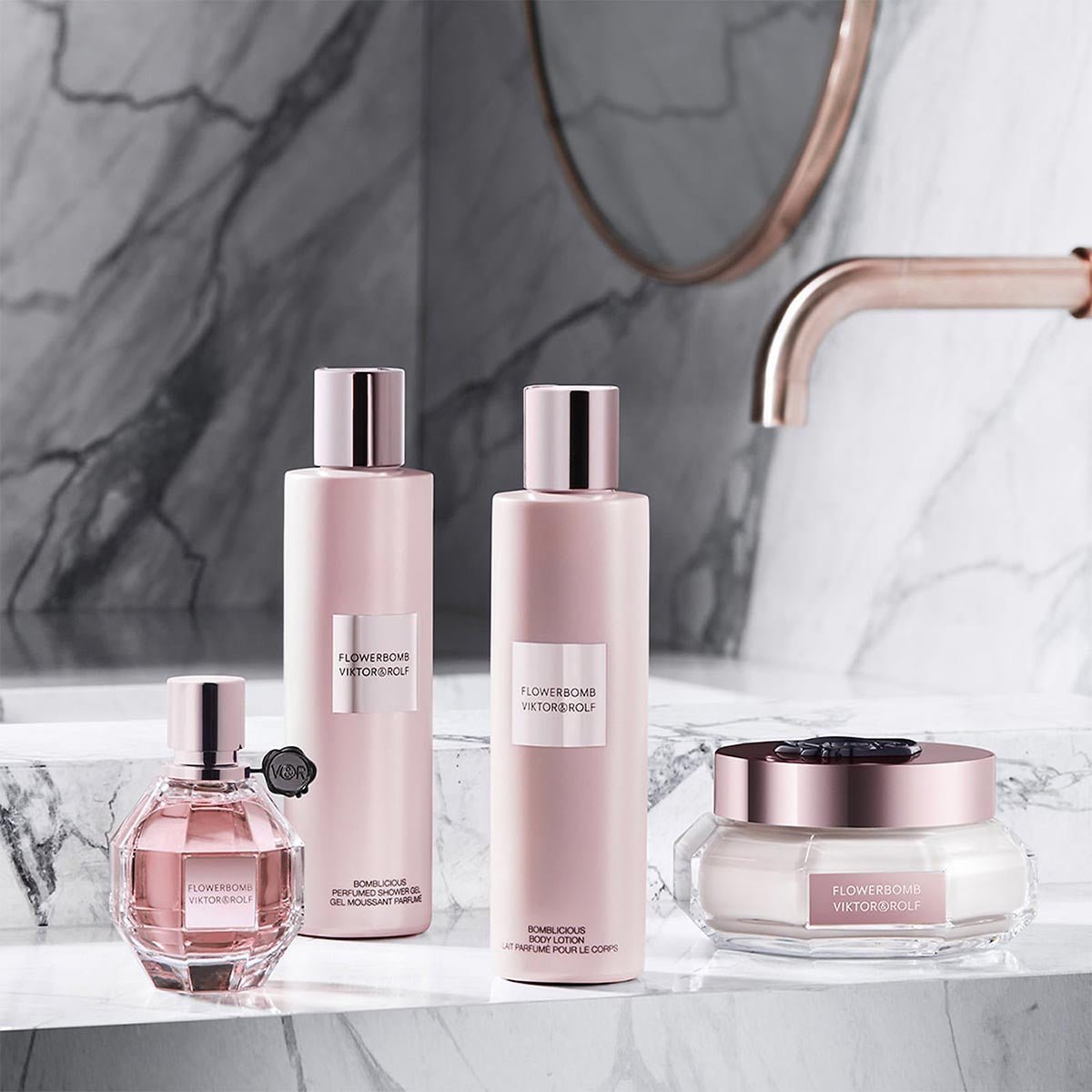 Viktor & Rolf Flowerbomb EDP Body Lotion Set | Cost Plus Perfume